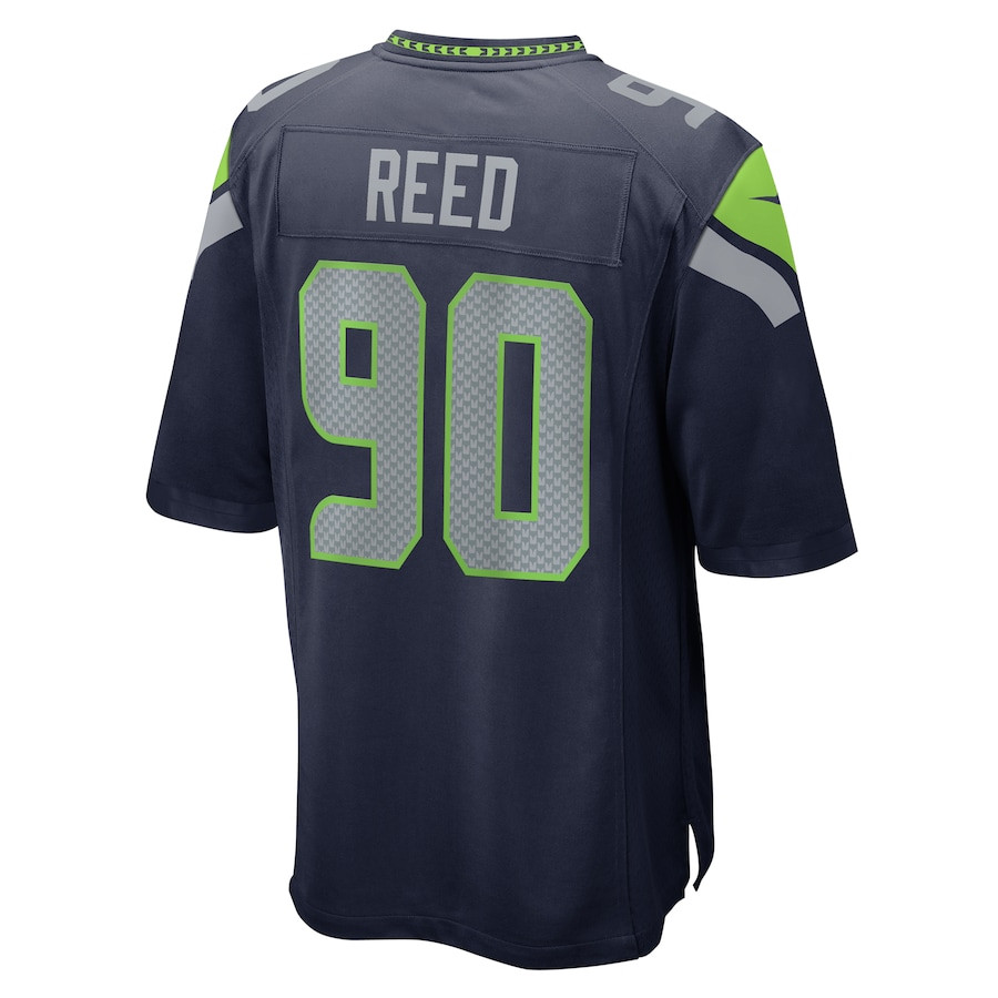 Jarran Reed 90 Seattle Seahawks Game Men Jersey - College Navy JS1111 Saliibo - Image 3