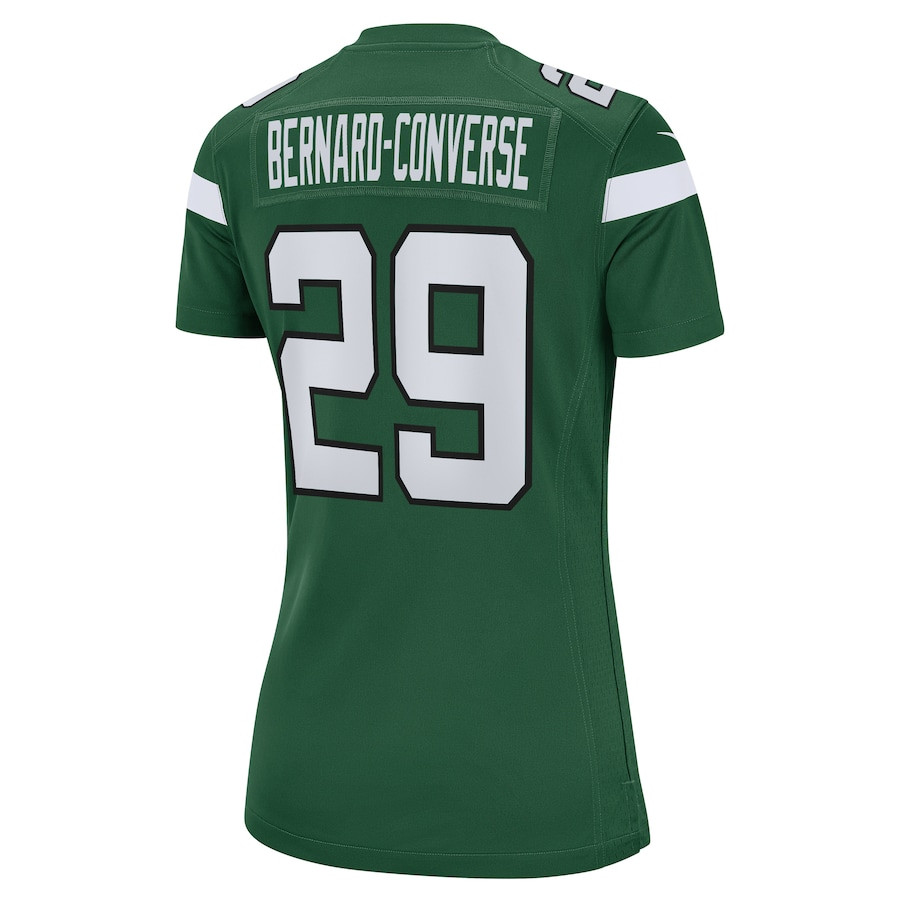 Jarrick Bernard 29 New York Jets Women's Game Jersey - Gotham Green JS1970 Saliibo - Image 3