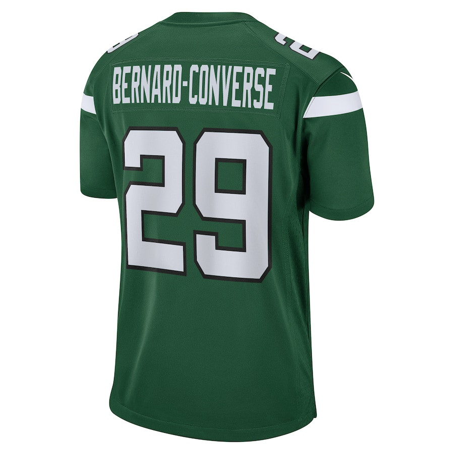 Jarrick Bernard Converse 29 New York Jets Game Men Jersey - Gotham Green JS9949 Saliibo - Image 3