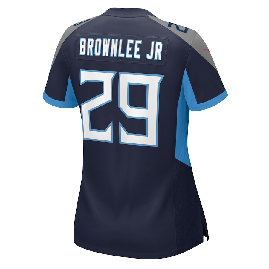 Jarvis Brownlee Jr. 29 Tennessee Titans Women's Game Jersey - Navy JS8871 Saliibo - Image 3