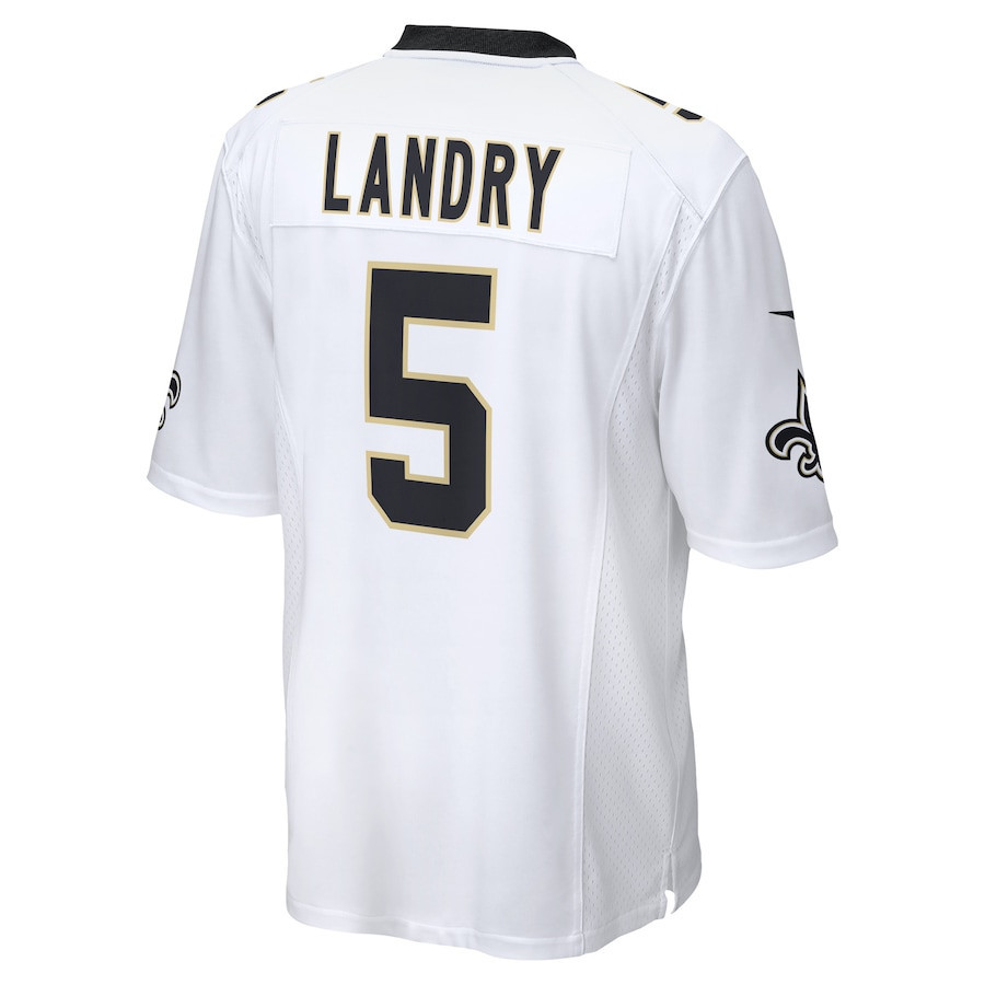 Jarvis Landry 5 New Orleans Saints Game Jersey - Men, White JS8726 Saliibo - Image 3