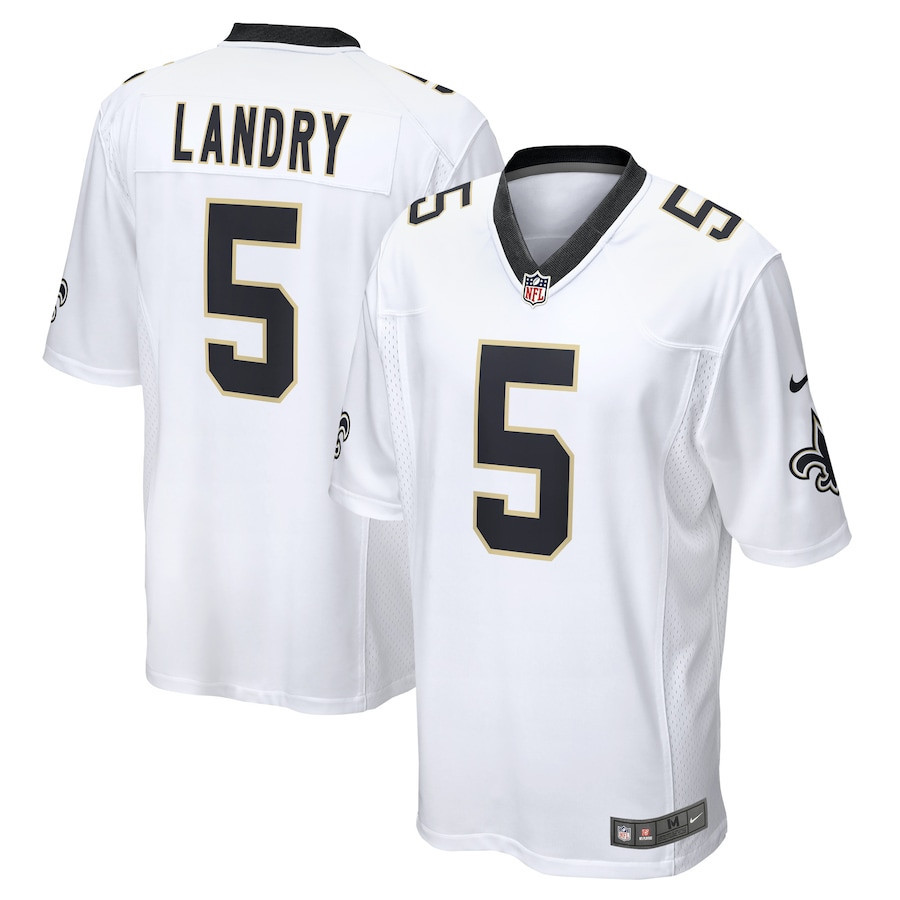 Jarvis Landry 5 New Orleans Saints Game Jersey - Men, White JS8726 Saliibo
