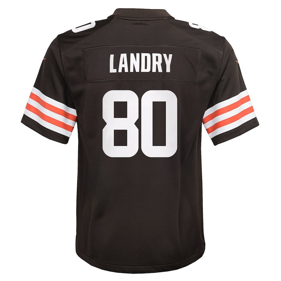 Jarvis Landry 80 Cleveland Browns YOUTH Game Jersey - Brown JS1489 Saliibo - Image 3