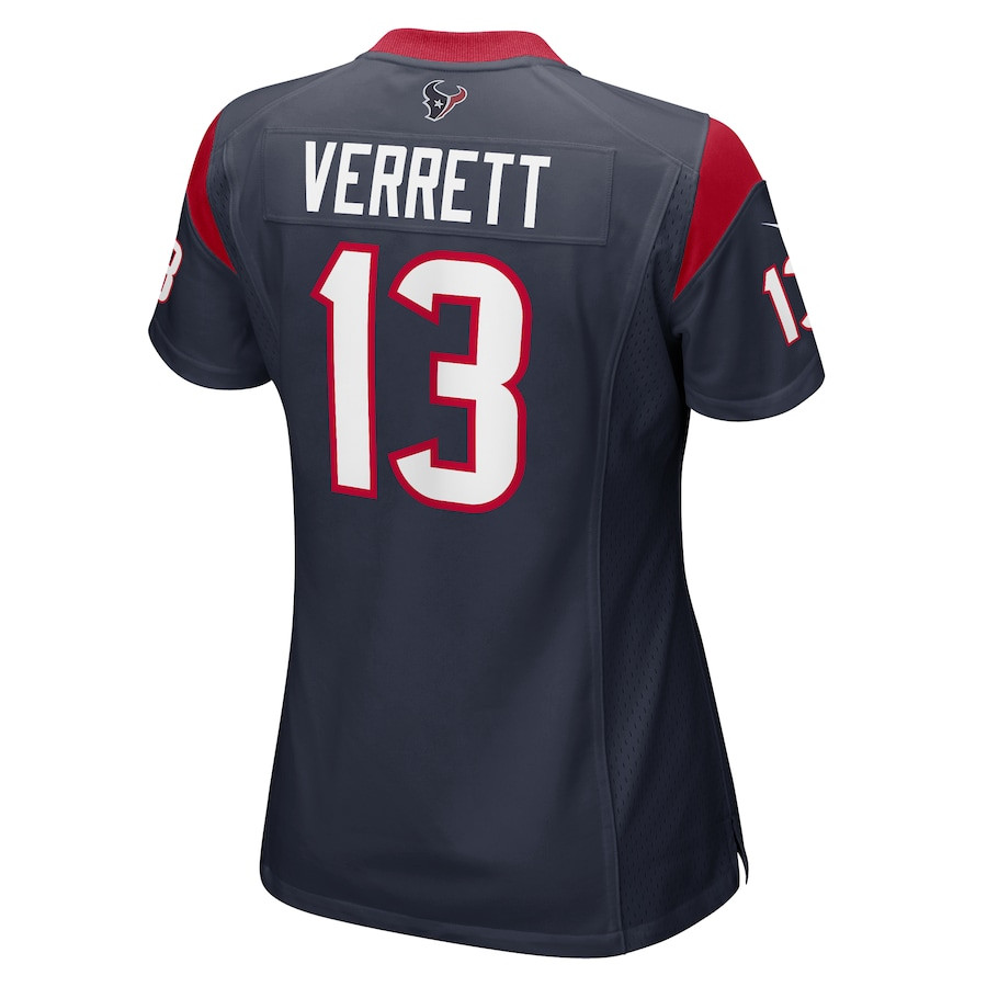 Jason Verrett 13 Houston Texans Women Game Jersey - Navy JS5094 Saliibo - Image 3