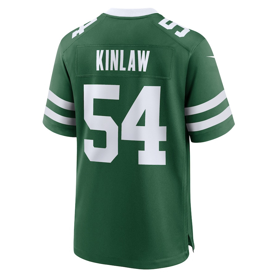 Javon Kinlaw 54 New York Jets Team Game Men Jersey - Legacy Green JS5220 Saliibo - Image 3
