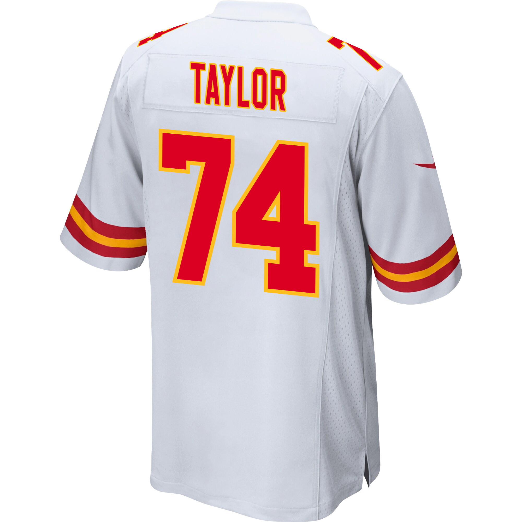 Jawaan Taylor 74 Kansas City Chiefs Super Bowl LVIII Champions 4 Stars Patch Game Men Jersey - White JS8624 Saliibo - Image 3