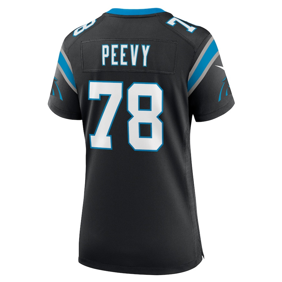 Jayden Peevy 78 Carolina Panthers Game Women Jersey - Black JS1684 Saliibo - Image 3