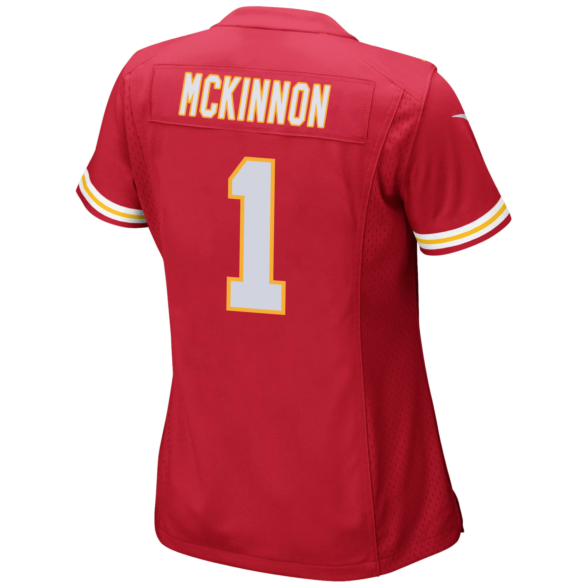 Jerick McKinnon 1 Kansas City Chiefs Super Bowl LVIII Champions 4X Game Women Jersey - Red JS1901 Saliibo - Image 3