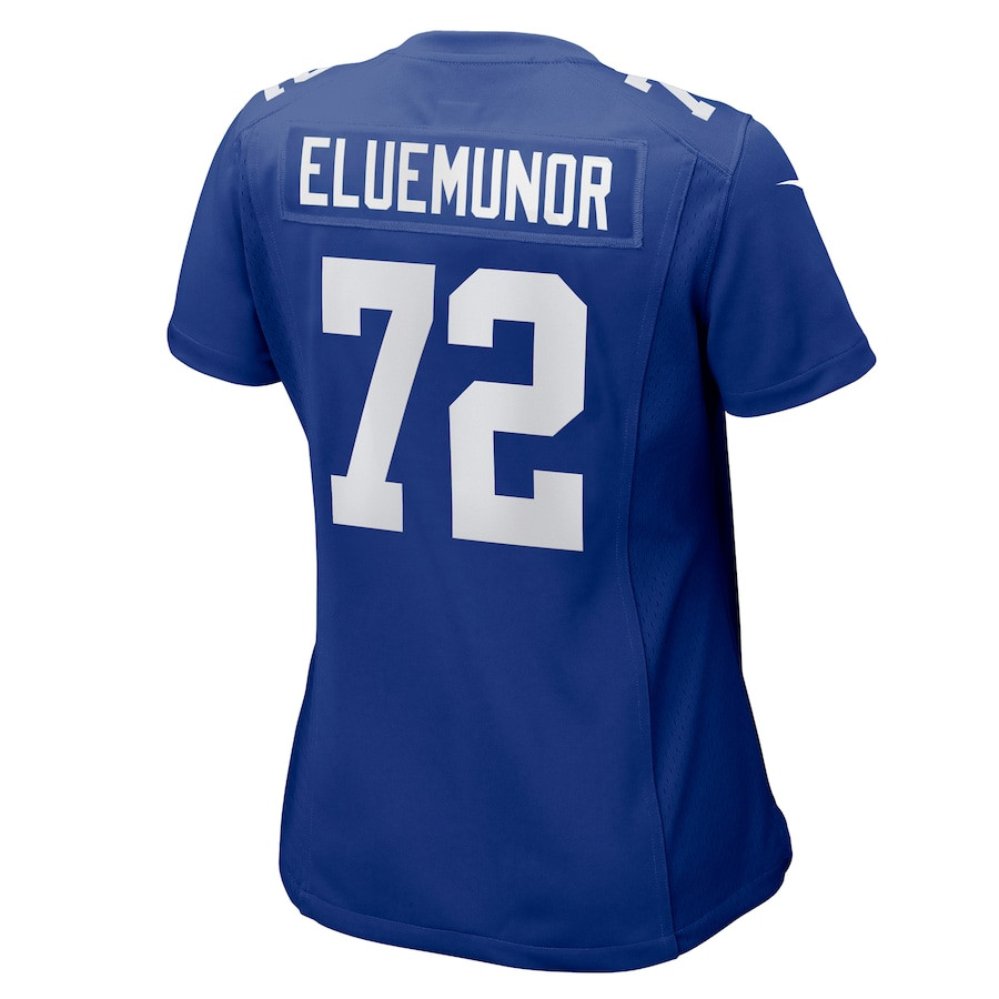 Jermaine Eluemunor 72 New York Giants Women's Game Jersey - Royal JS5665 Saliibo - Image 3