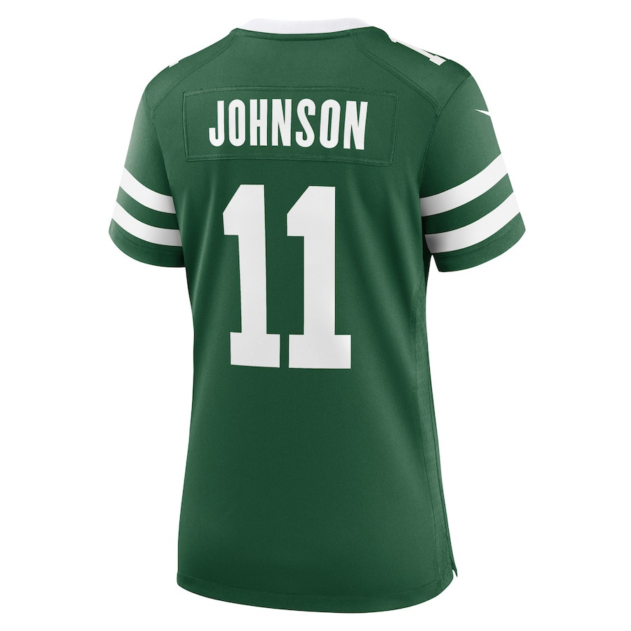 Jermaine Johnson 11 New York Jets Women's Team Game Jersey - Legacy Green JS6846 Saliibo - Image 3