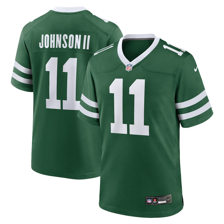 Jermaine Johnson II 11 New York Jets Game Men Jersey - Legacy Green JS6355 Saliibo