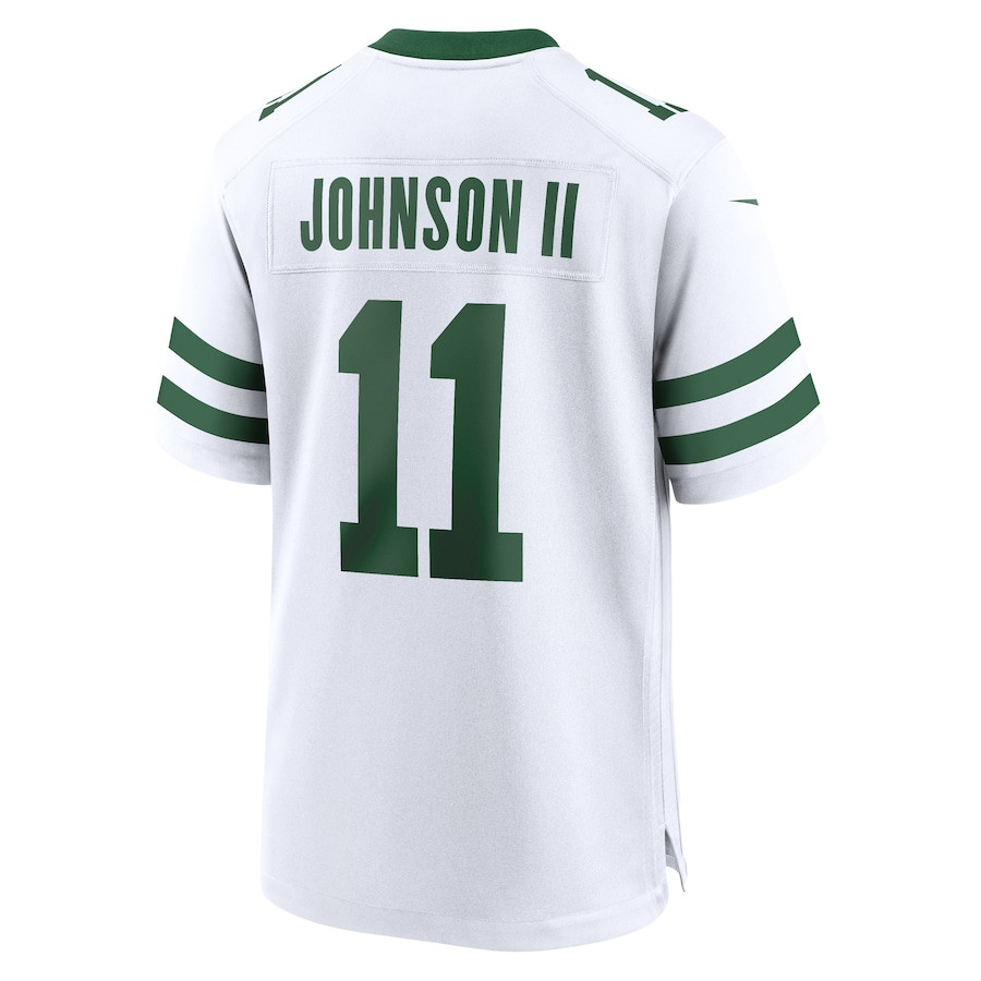 Jermaine Johnson II 11 New York Jets Game Men Jersey - Legacy White JS6357 Saliibo - Image 3