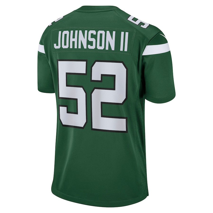 Jermaine Johnson II 52 New York Jets Men Game Jersey - Green JS5348 Saliibo - Image 3
