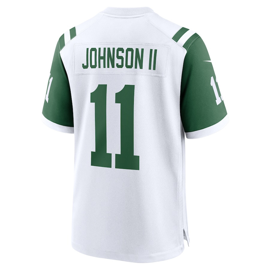 Jermaine Johnson II New York Jets Classic Alternate Game Men Jersey - White JS8317 Saliibo - Image 3