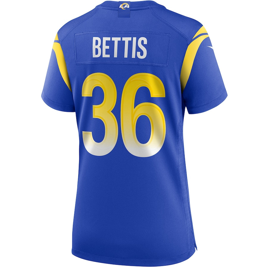 Jerome Bettis 36 Los Angeles Rams Women Game Retired Jersey - Royal JS8292 Saliibo - Image 3