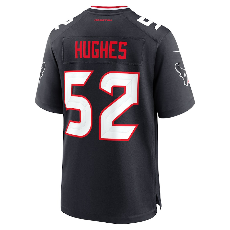 Jerry Hughes 52 Houston Texans Team Game Men Jersey - Navy JS3529 Saliibo - Image 3