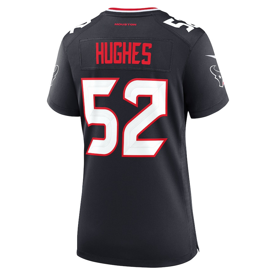 Jerry Hughes 52 Houston Texans Women's Team Game Jersey - Navy JS9721 Saliibo - Image 3