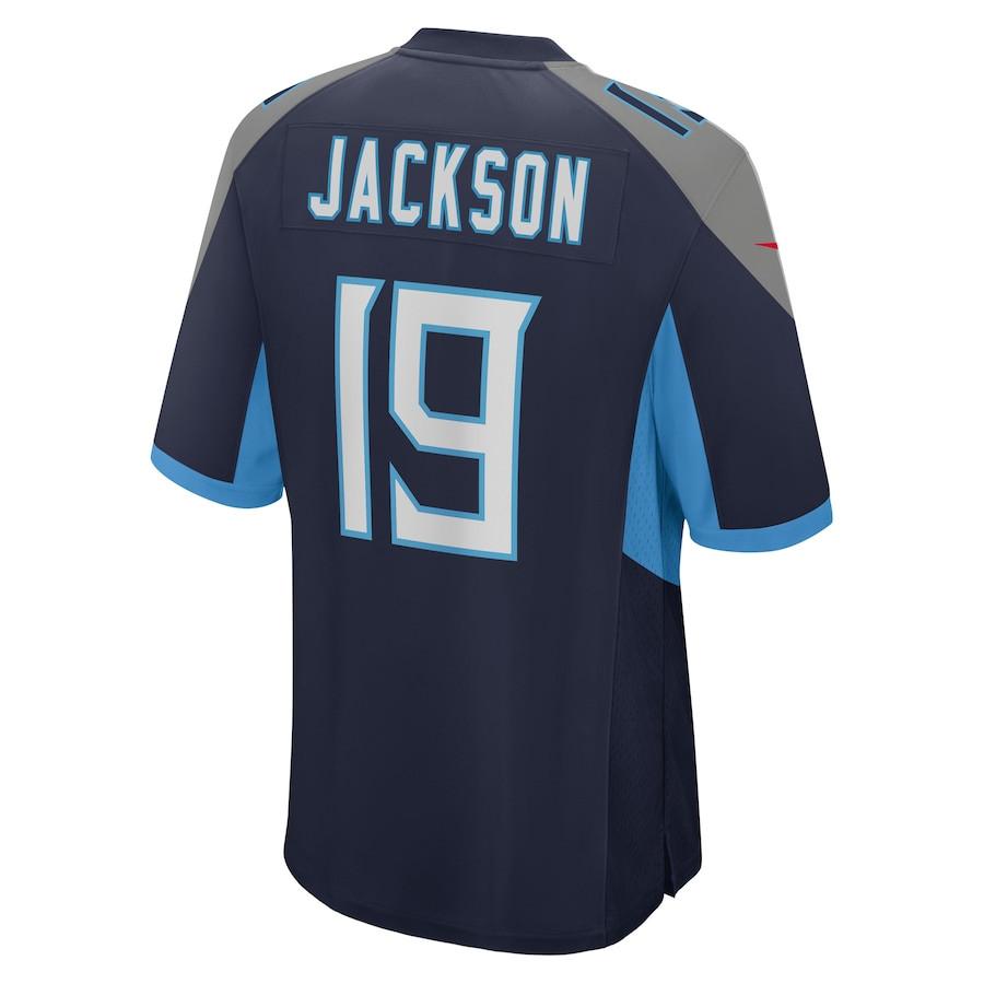 Jha'Quan Jackson 19 Tennessee Titans Game Men Jersey - Navy JS5244 Saliibo - Image 3