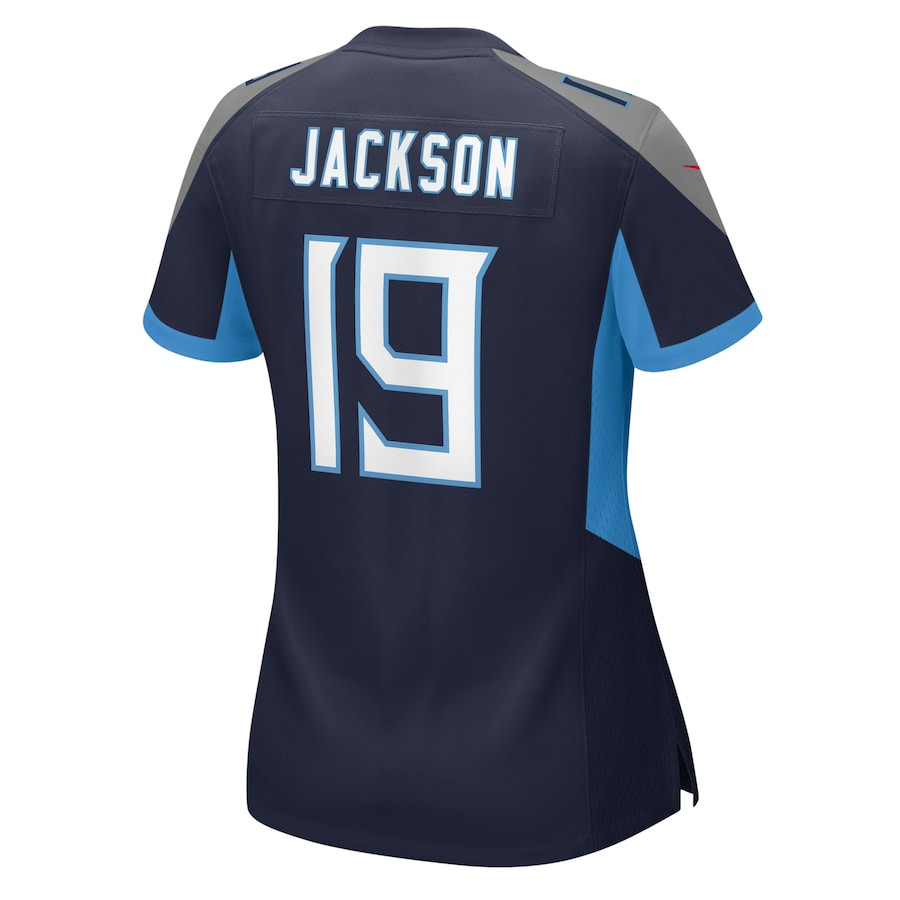 Jha'Quan Jackson 19 Tennessee Titans Women's Game Jersey - Navy JS7469 Saliibo - Image 3
