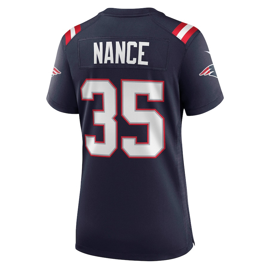 Jim Nance 35 New England Patriots Women Retired Jersey - Navy JS5607 Saliibo - Image 3