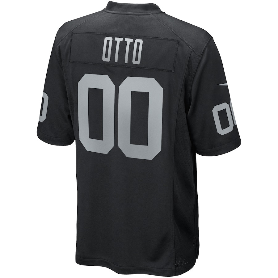 Jim Otto 00 Las Vegas Raiders Game Retired Player Men Jersey - Black JS6191 Saliibo - Image 3