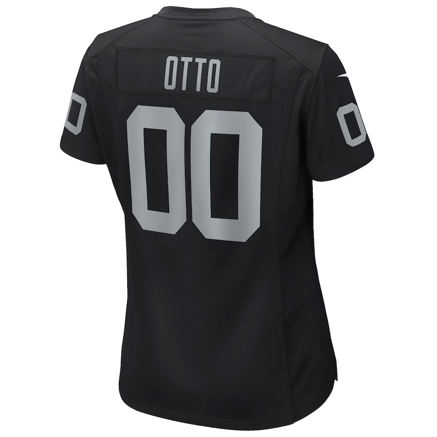 Jim Otto 00 Las Vegas Raiders Women's Game Retired Player Jersey - Black JS8658 Saliibo - Image 3