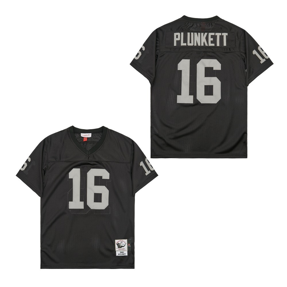 Jim Plunkett 16 Las Vegas Raiders Throwback Men Jersey - Black JS2037 Saliibo