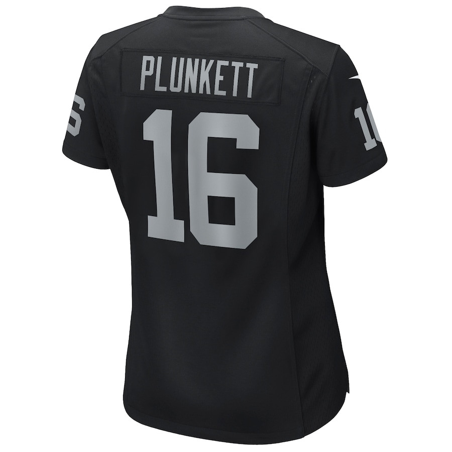 Jim Plunkett 16 Las Vegas Raiders Women Game Retired Jersey - Black JS3023 Saliibo - Image 3
