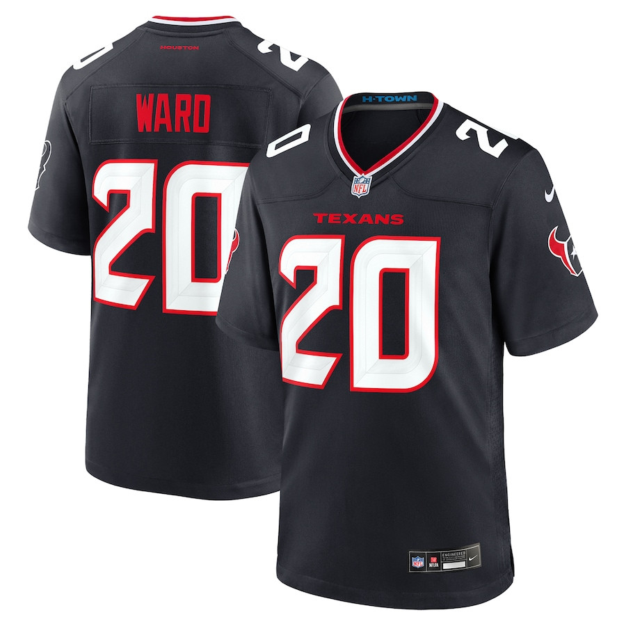 Jimmie Ward 20 Houston Texans Team Game Men Jersey - Navy JS3976 Saliibo