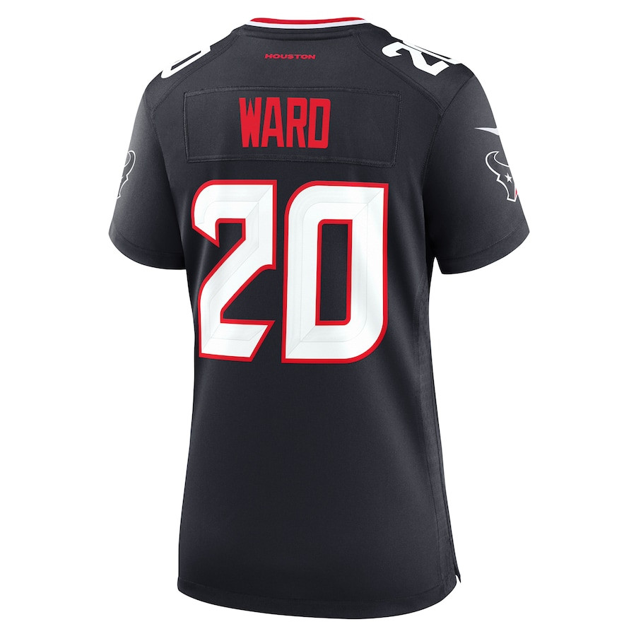 Jimmie Ward 20 Houston Texans Women's Team Game Jersey - Navy JS9810 Saliibo - Image 3