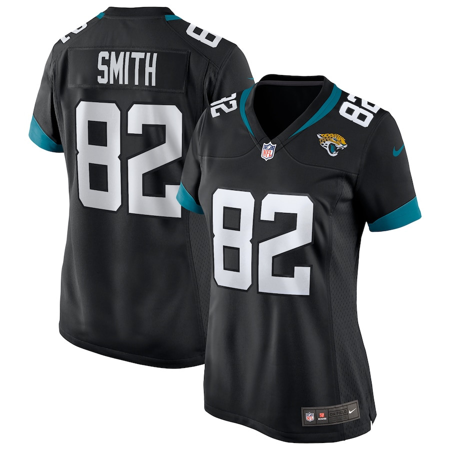 Jimmy Smith 82 Jacksonville Jaguars Women Game Retired Jersey - Black JS5498 Saliibo