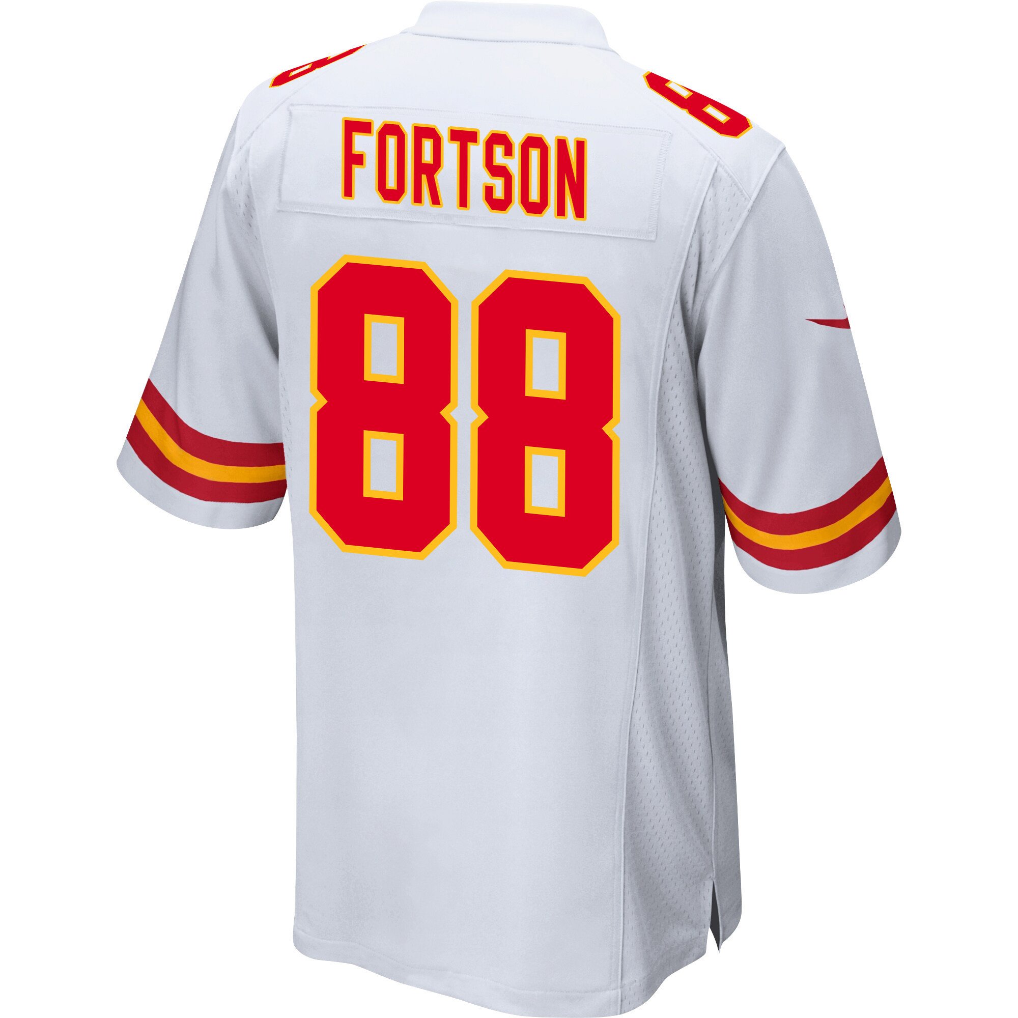 Jody Fortson 88 Kansas City Chiefs AFC Champions Patch Game Men Jersey - White JS9052 Saliibo - Image 3