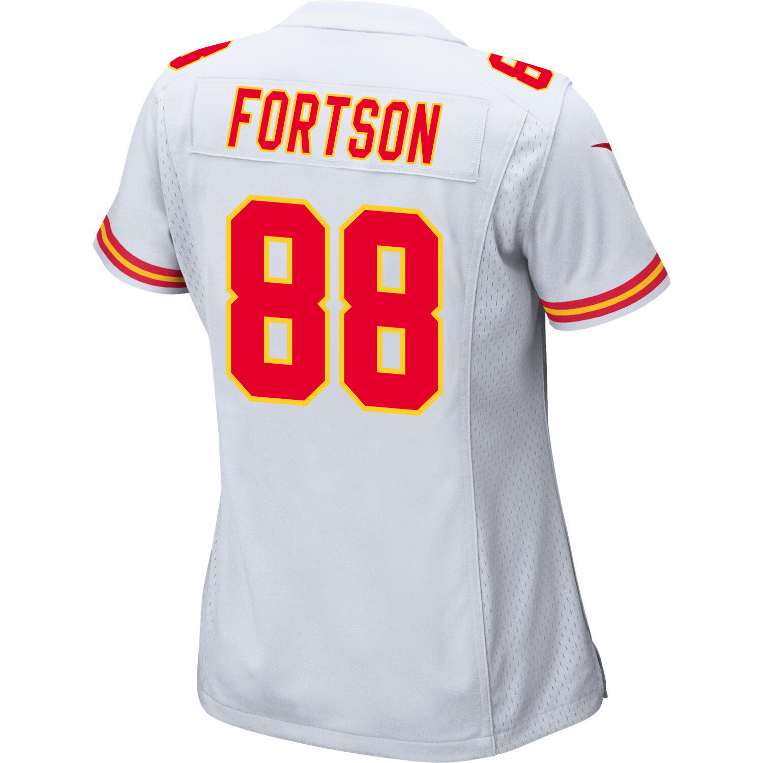 Jody Fortson 88 Kansas City Chiefs Super Bowl LVIII Champions 4X Game Women Jersey - White JS4576 Saliibo - Image 3