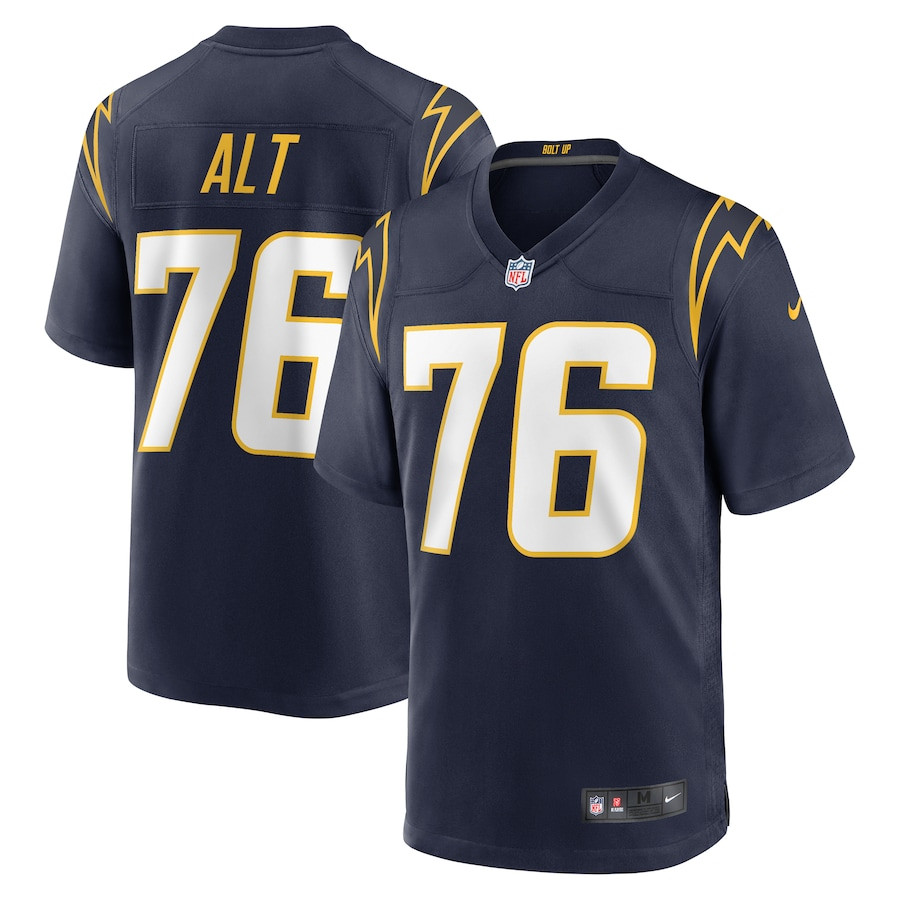 Joe Alt 76 Los Angeles Chargers Player Game Men Jersey - Navy JS5166 Saliibo