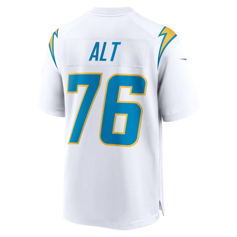 Joe Alt 76 Los Angeles Chargers Player Game Men Jersey - White JS8067 Saliibo - Image 3