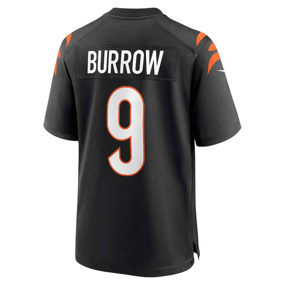 Joe Burrow 9 Cincinnati Bengals 2025 Pro Bowl Patch Game Men Jersey - Black JS3754 Saliibo - Image 3