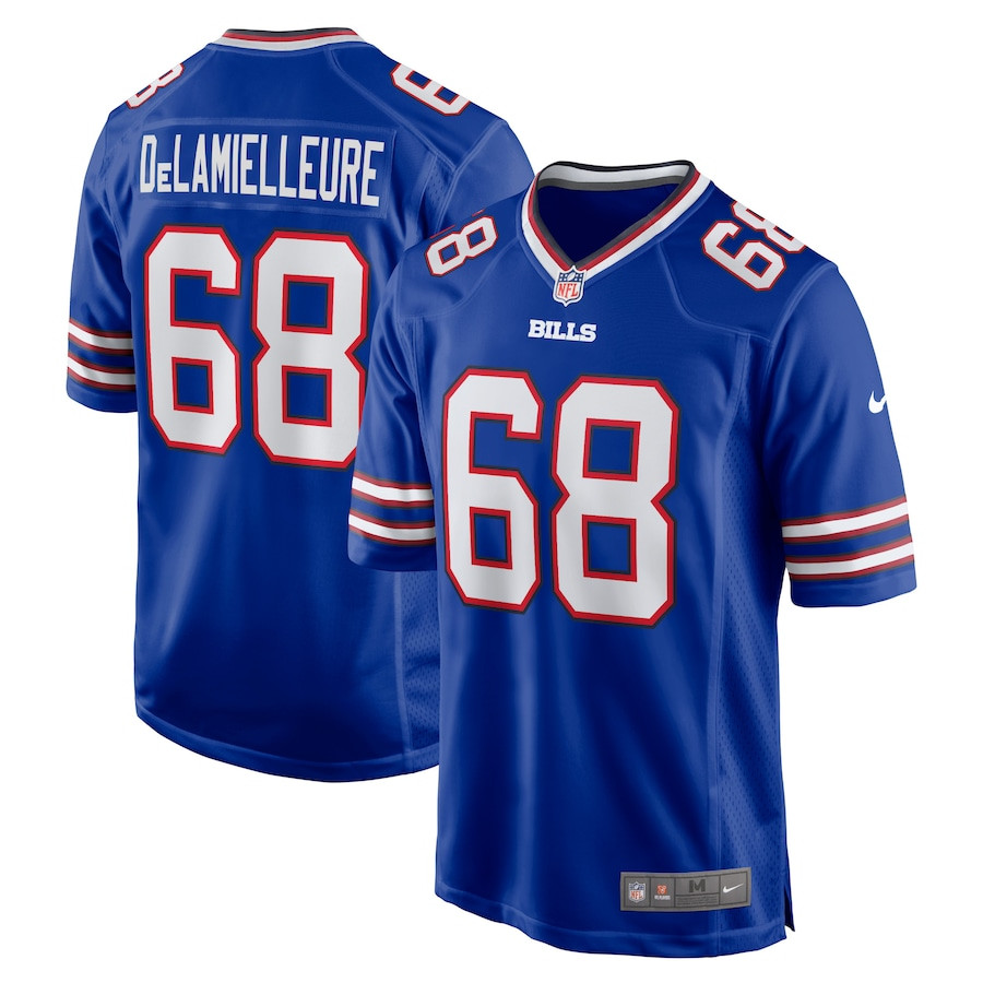 Joe DeLamielleure 68 Buffalo Bills Men Game Retired Jersey - Royal JS6253 Saliibo