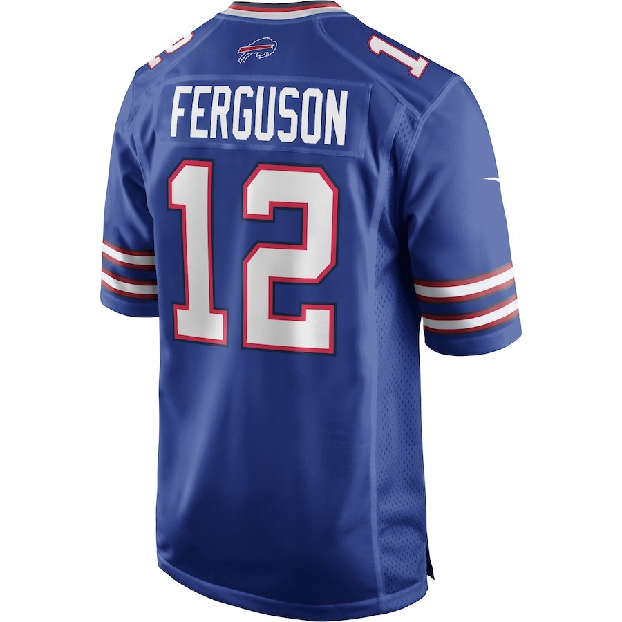 Joe Ferguson 12 Buffalo Bills Men Game Retired Jersey - Royal JS6895 Saliibo - Image 3