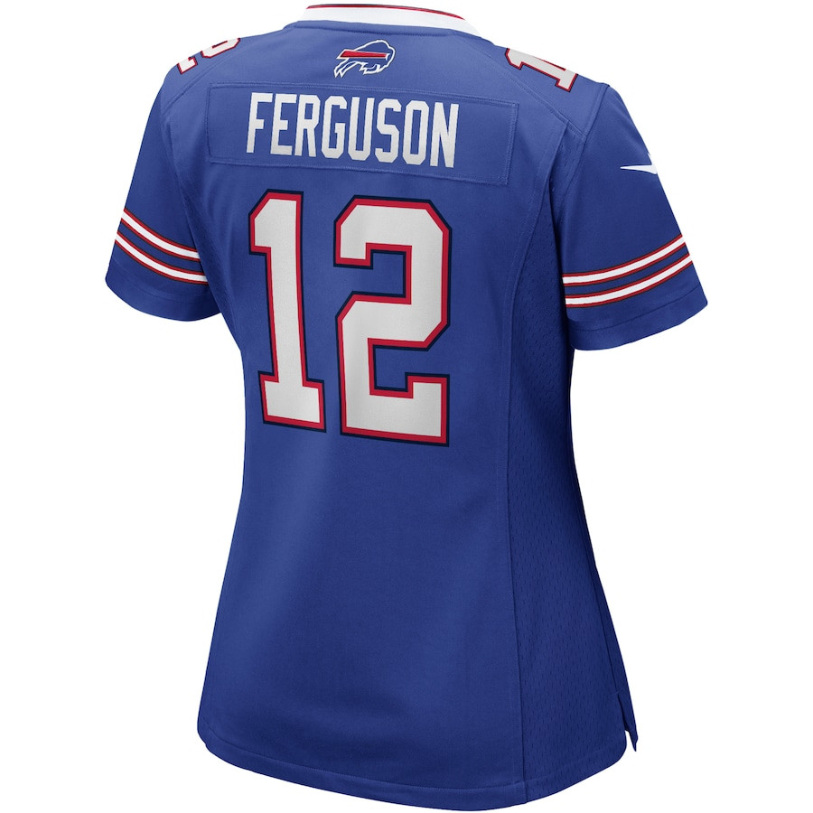 Joe Ferguson 12 Buffalo Bills Women Game Retired Jersey - Royal JS3709 Saliibo - Image 3
