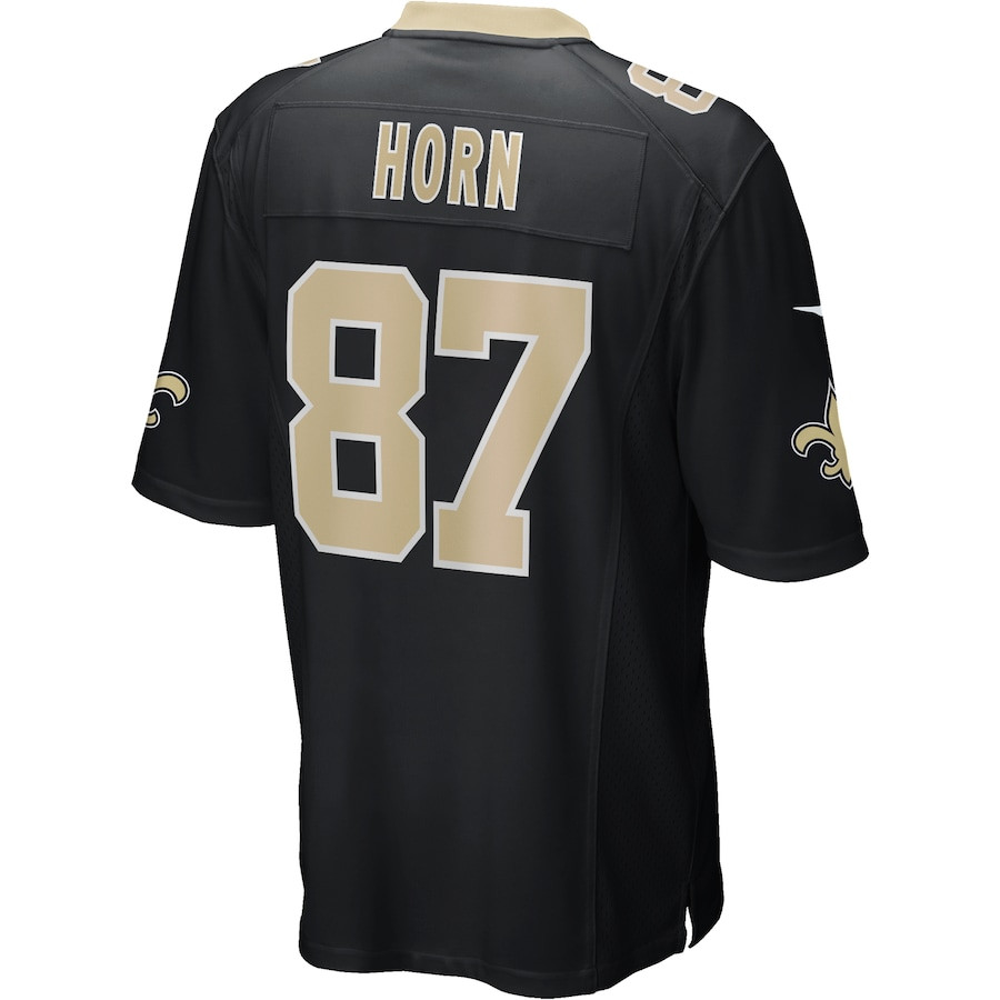 Joe Horn 87 New Orleans Saints Men Game Retired Jersey - Black JS6572 Saliibo - Image 3