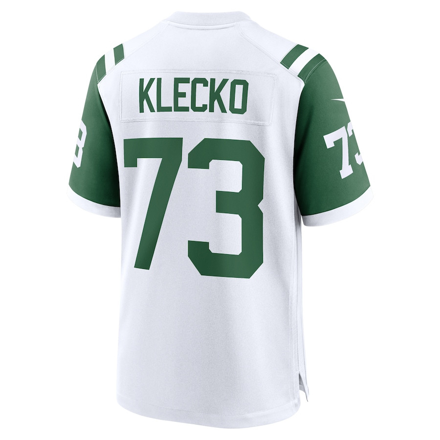 Joe Klecko 73 New York Jets Classic Alternate Retired Player Game Men Jersey - White JS8802 Saliibo - Image 3