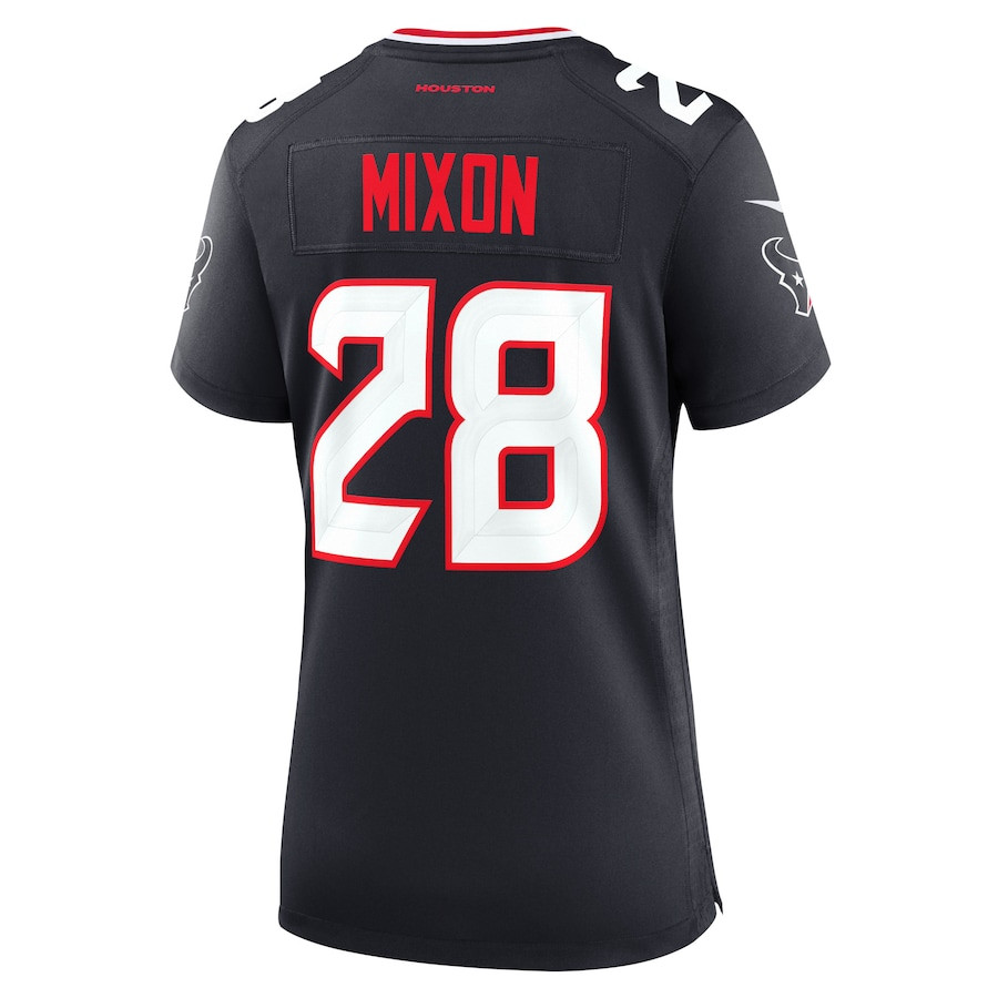 Joe Mixon 28 Houston Texans Women Game Jersey - Navy JS5113 Saliibo - Image 3
