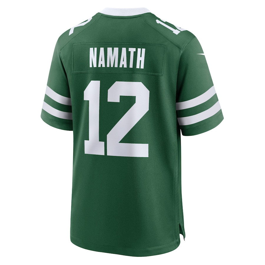 Joe Namath 12 New York Jets Game Men Jersey - Legacy Green JS6069 Saliibo - Image 3