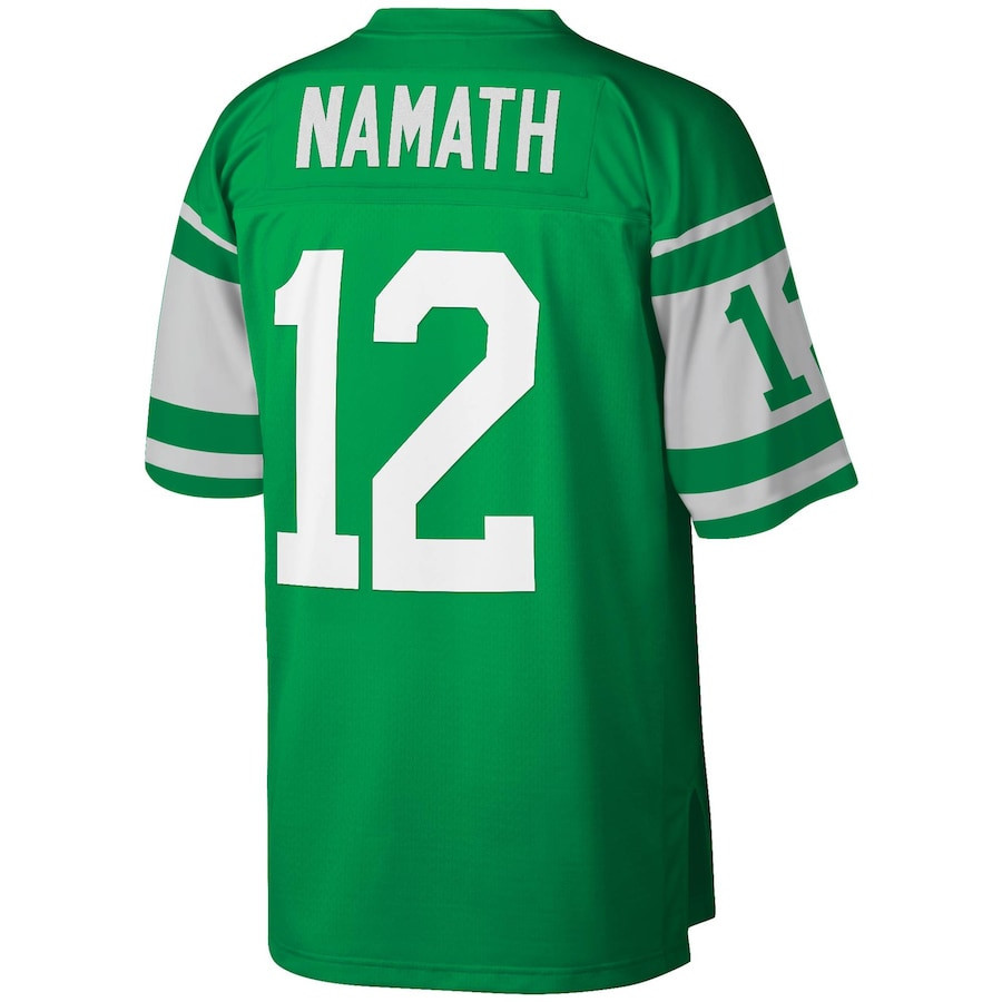 Joe Namath 12 New York Jets Mitchell & Ness Legacy Jersey - Men JS9132 Saliibo - Image 3