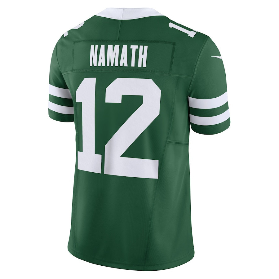 Joe Namath 12 New York Jets Vapor F.U.S.E. Limited Jersey - Legacy Green JS7045 Saliibo - Image 3