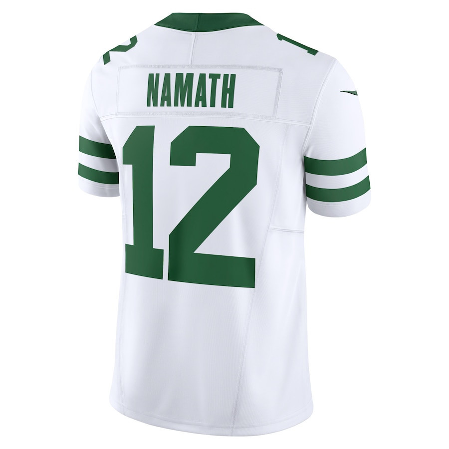 Joe Namath 12 New York Jets Vapor F.U.S.E. Limited Jersey - Men, Legacy White JS2833 Saliibo - Image 3