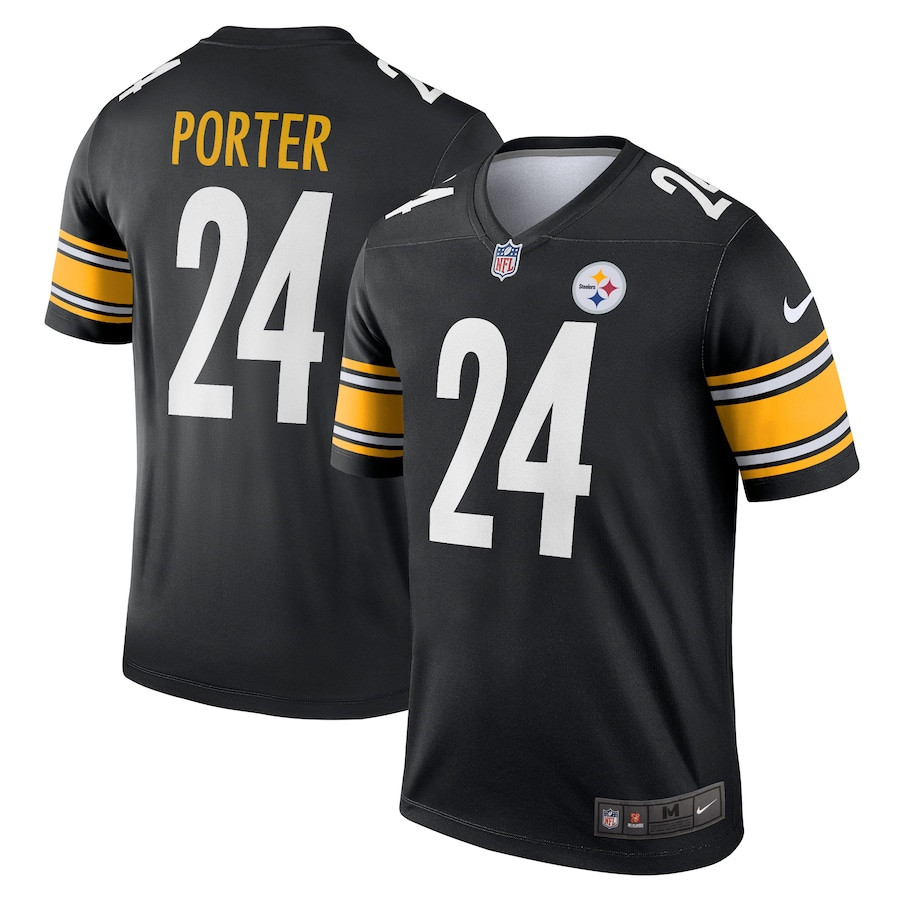 Joey Porter Jr. 24 Pittsburgh Steelers Legend Men Jersey - Black JS4439 Saliibo