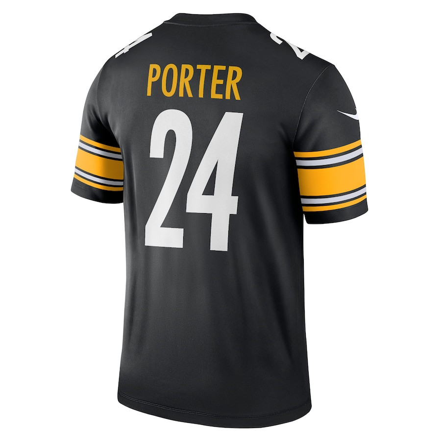 Joey Porter Jr. 24 Pittsburgh Steelers Legend Men Jersey - Black JS4439 Saliibo - Image 3