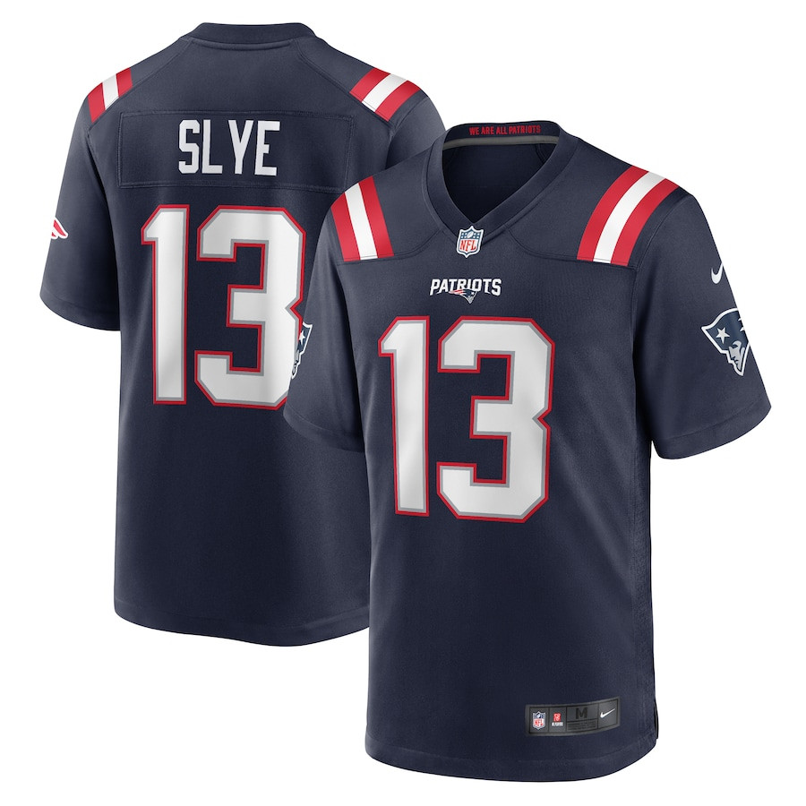 Joey Slye 13 New England Patriots Team Game Men Jersey - Navy JS6944 Saliibo