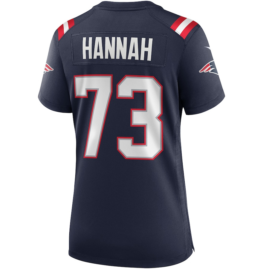 John Hannah 73 New England Patriots Women Game Retired Jersey - Navy JS9767 Saliibo - Image 3